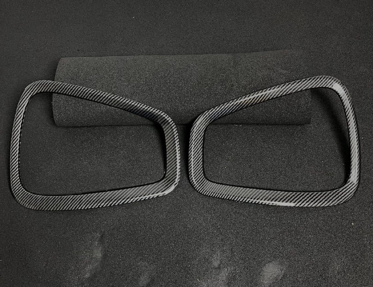 スポーティ全開♪ カーボン ルック ヘッドライト ヘッドランプ ガーニッシュ カバー アルトワークス アルトターボRS HA36S ベースグレード拍卖