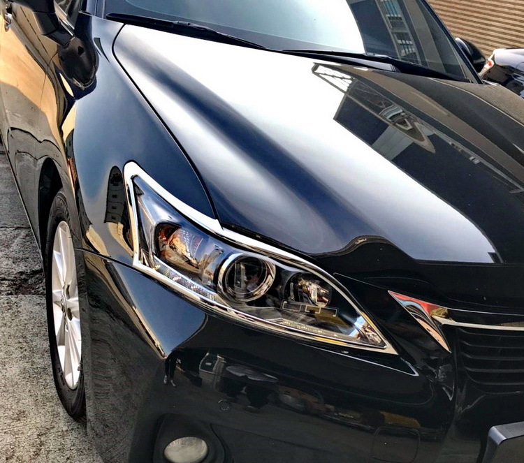 レクサス メッキ ヘッドライト ヘッドランプ リング CT200h ZWA10 Fスポーツ FスポーツXラインバージョンC バージョンL ガーニッシュ拍卖