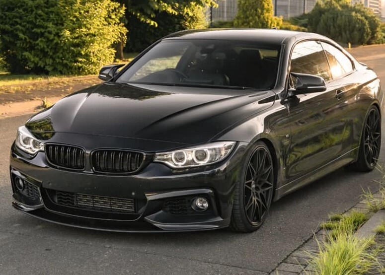 スポーティ全開♪ BMW カーボン ルック フロントバンパー リップ スポイラー F36 420i 428i 430i 435i 440i Mスポーツ グランクーペ拍卖