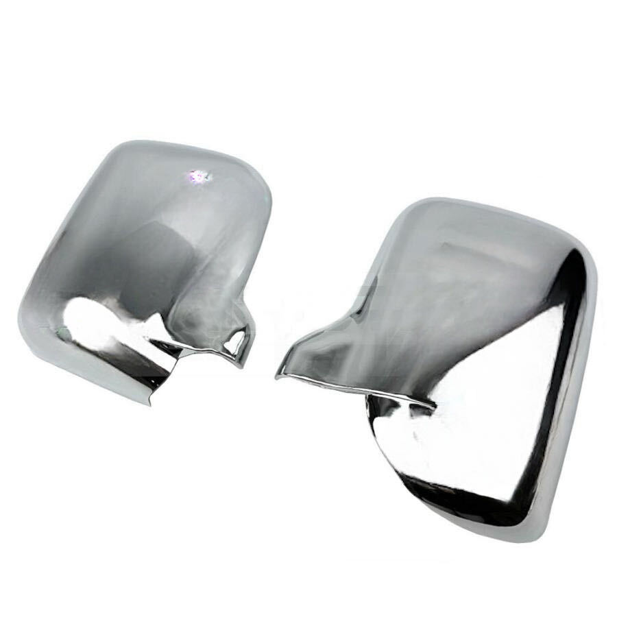 鏡面仕上げ♪ メッキ ドアミラー カバー サンバートラック S201J S211J TB TC ハイルーフ グランドキャブ 三方開ダンプ ガーニッシュ拍卖