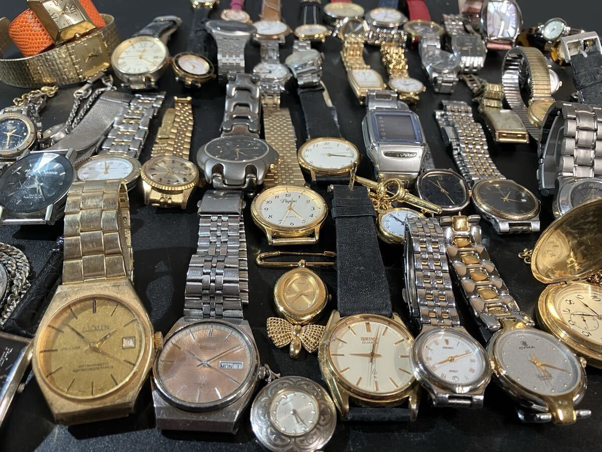 ブランド腕時計 まとめ売り 58本程 SEIKO CITIZEN CASIO その他ブランド 大量 おまとめ ジャンク 業者様 【送料無料】拍卖