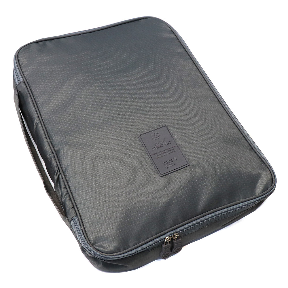 za021 モーニングケアシャツケース (グレー)出張 ワイシャツケース ネクタイ収納可 シワ防止 コンパクト 収納ケース 冠婚葬祭拍卖