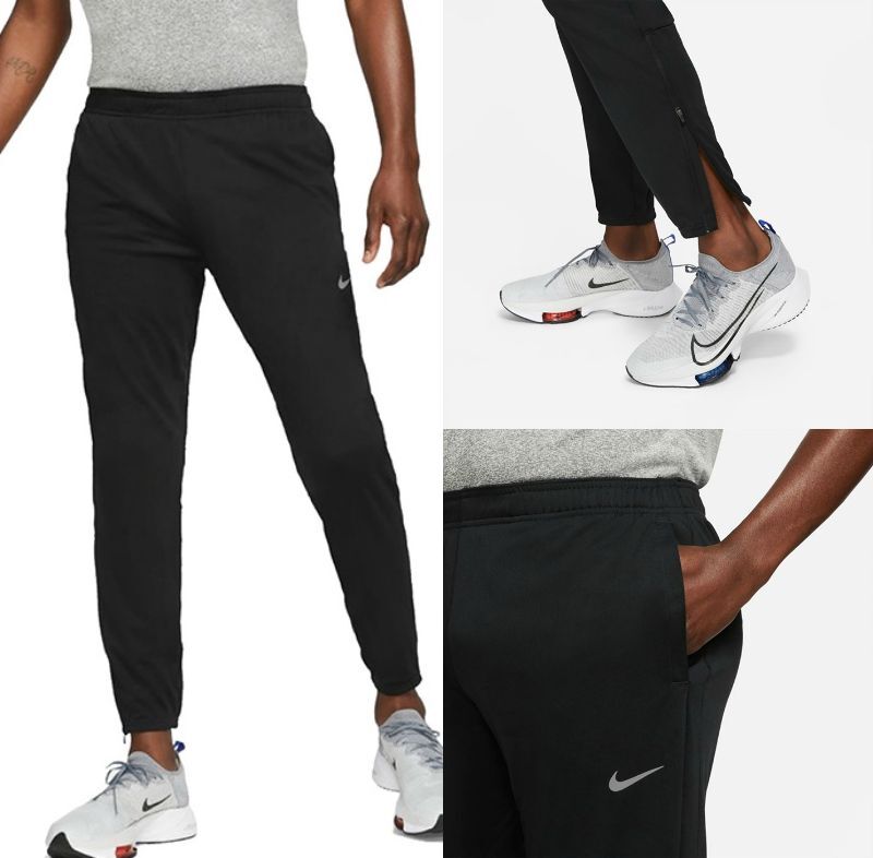 最後 4XL ナイキ ストレッチ ジョガーパンツ スマホポケット付き 検 ジム ランニング トレーニング 筋トレ テーパード 黒/ブラック 5L拍卖