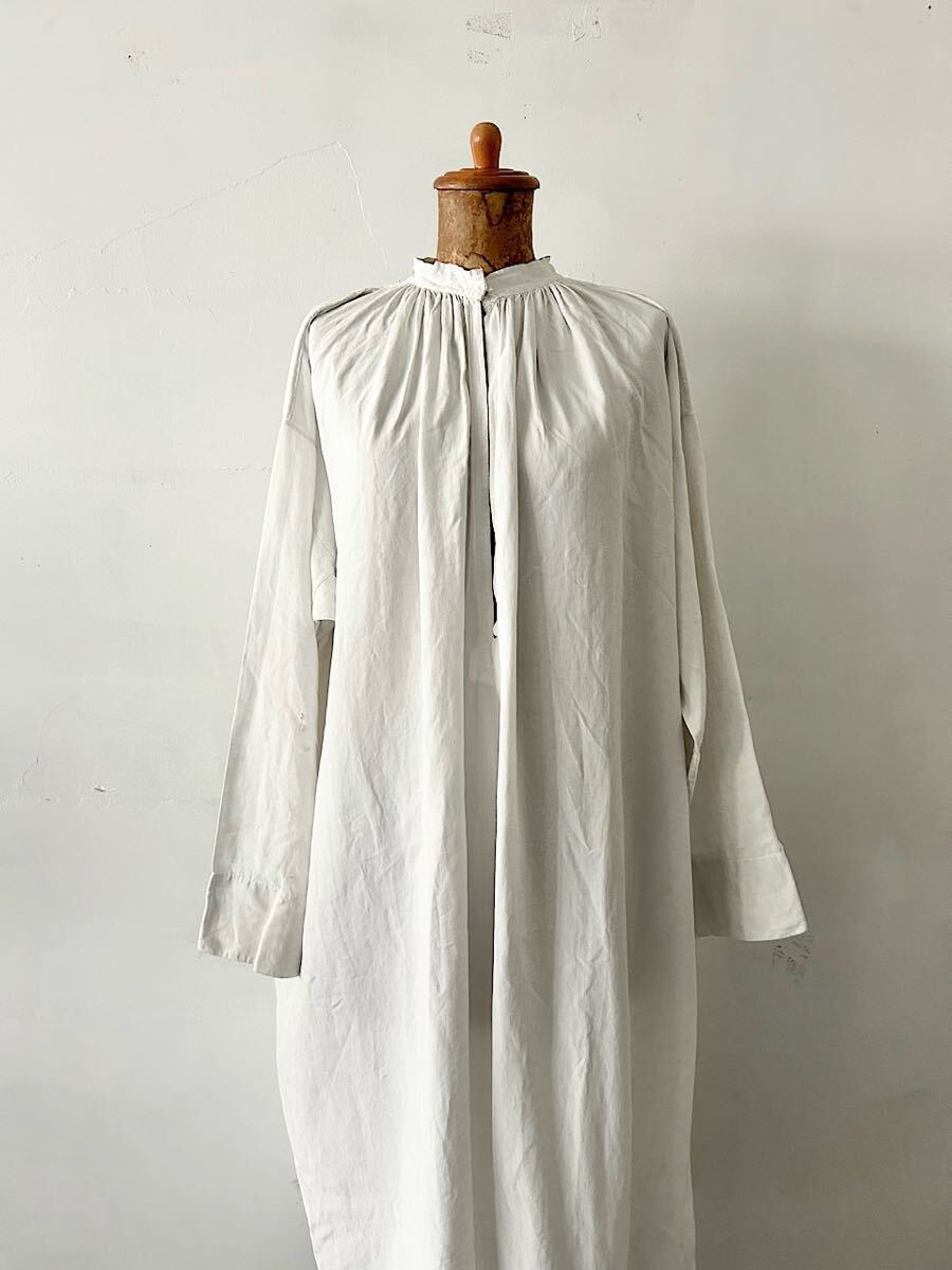 【フランスアンティーク】バンドカラーワンピース拍卖