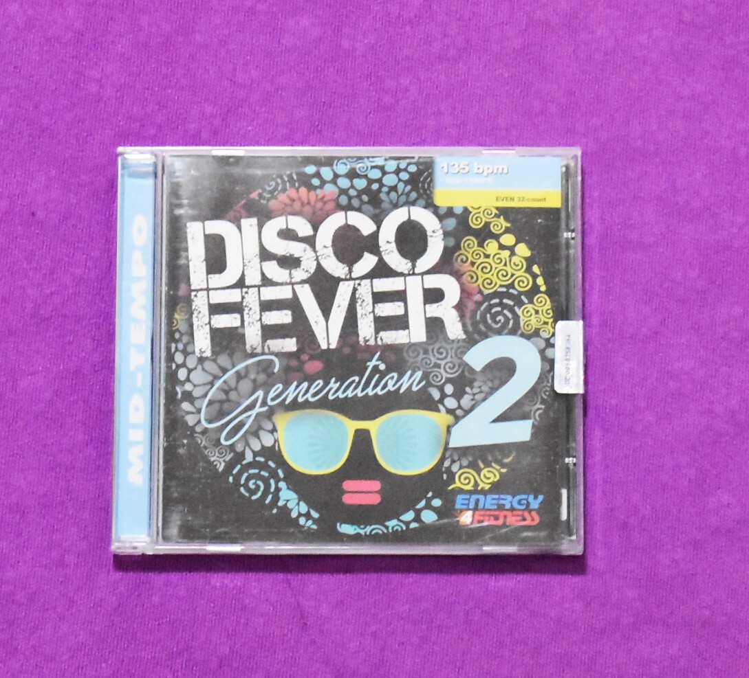 送料込み ダンスCD DiscoFever2 ディスコフィーバー2 135BPM エアロビクスCD エナジーフィットネス 32カウント拍卖