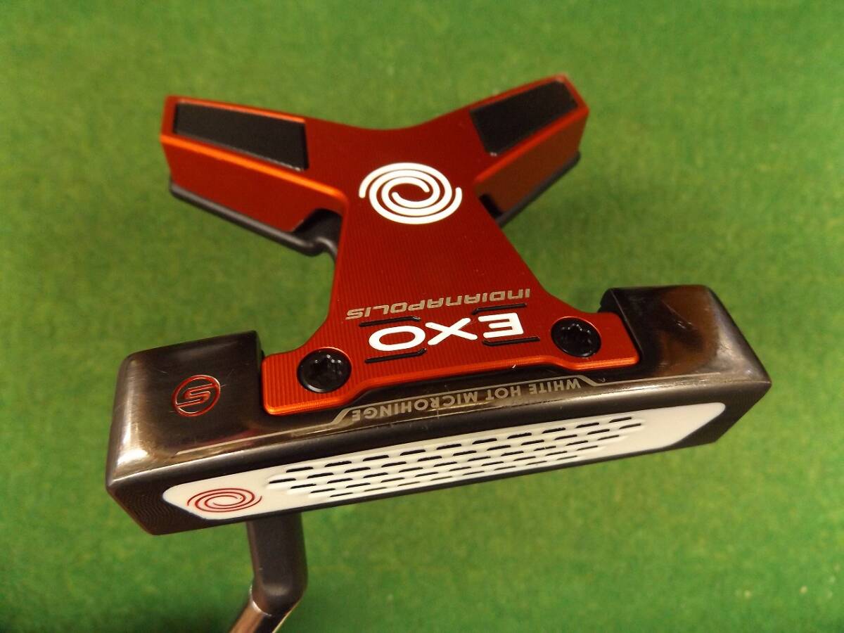 【税込】6806 EXO INDIANAPOLIS S 34インチ カバー有 オデッセイ エクゾ インディアナポリス パター 972604拍卖