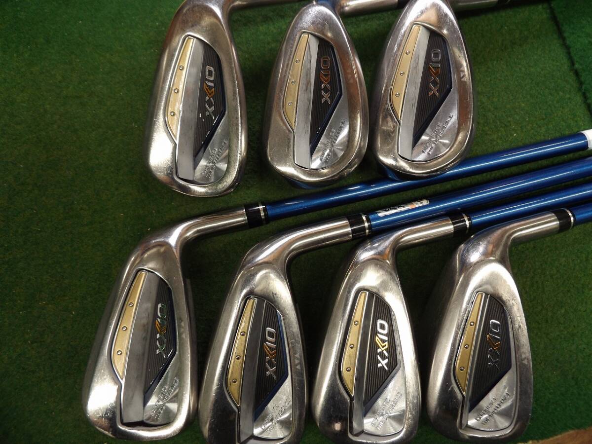 【税込】4784 XXIO 2024 ネイビー #6-PW,AW,SW MP1300 SR ダンロップ ゼクシオ アイアンセット .972826拍卖