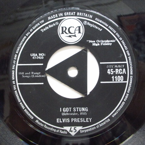 ELVIS PRESLEY(エルヴィス・プレスリー)-I Got Stung / One Night (UK Orig)拍卖