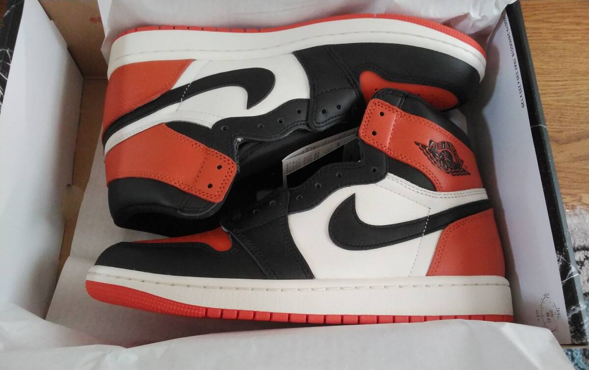 NIKE AIR JORDAN 1 Retro High OG Shattered Backboard シャタバ シャッタードバックボード DZ5485-008 ジョーダン オレンジ/ブラック拍卖