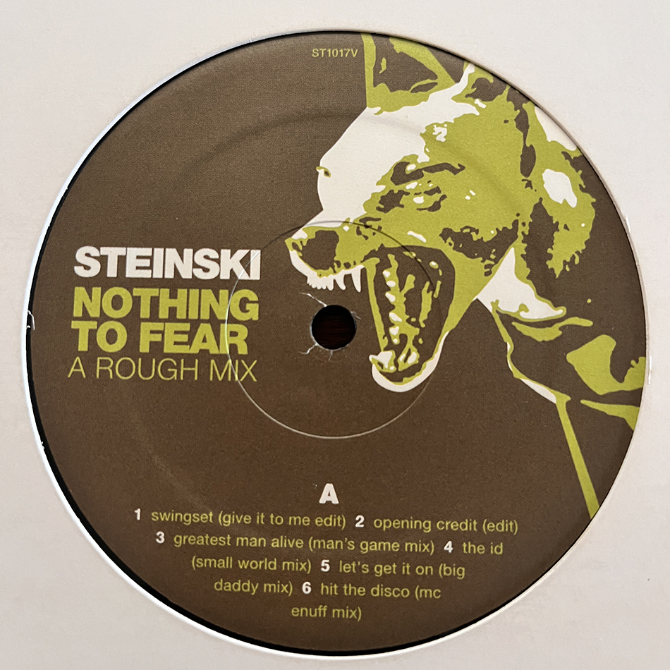 NOTHING TO FEAR (A ROUGH MIX) / STEINSKI LPレコード,スタインスキー,LESSON1,JURASSIC5拍卖