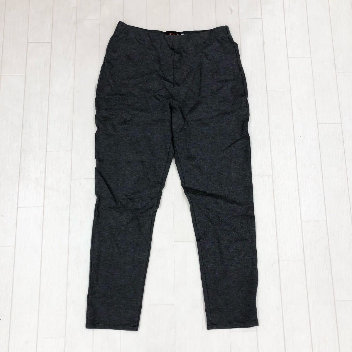 1785〓 EVEX by KRIZIA エヴェックスバイクリツィア スキニーパンツ レディース サイズ40 ダークグレー ボトムス クロップドパンツ拍卖