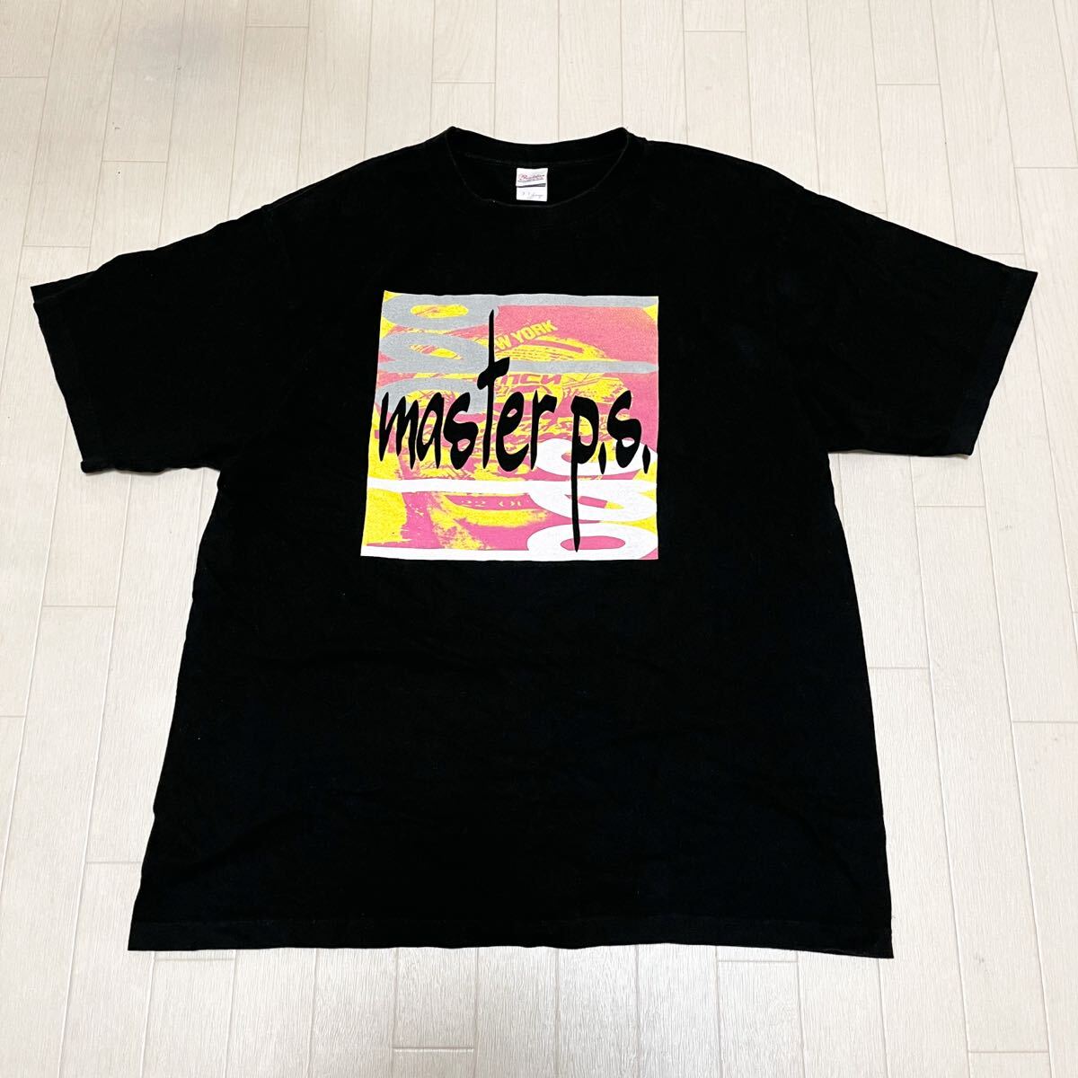 和802★① Printstar BDC master p.s. 半袖 プリント Tシャツ XXL ブラック メンズ 大きいサイズ拍卖