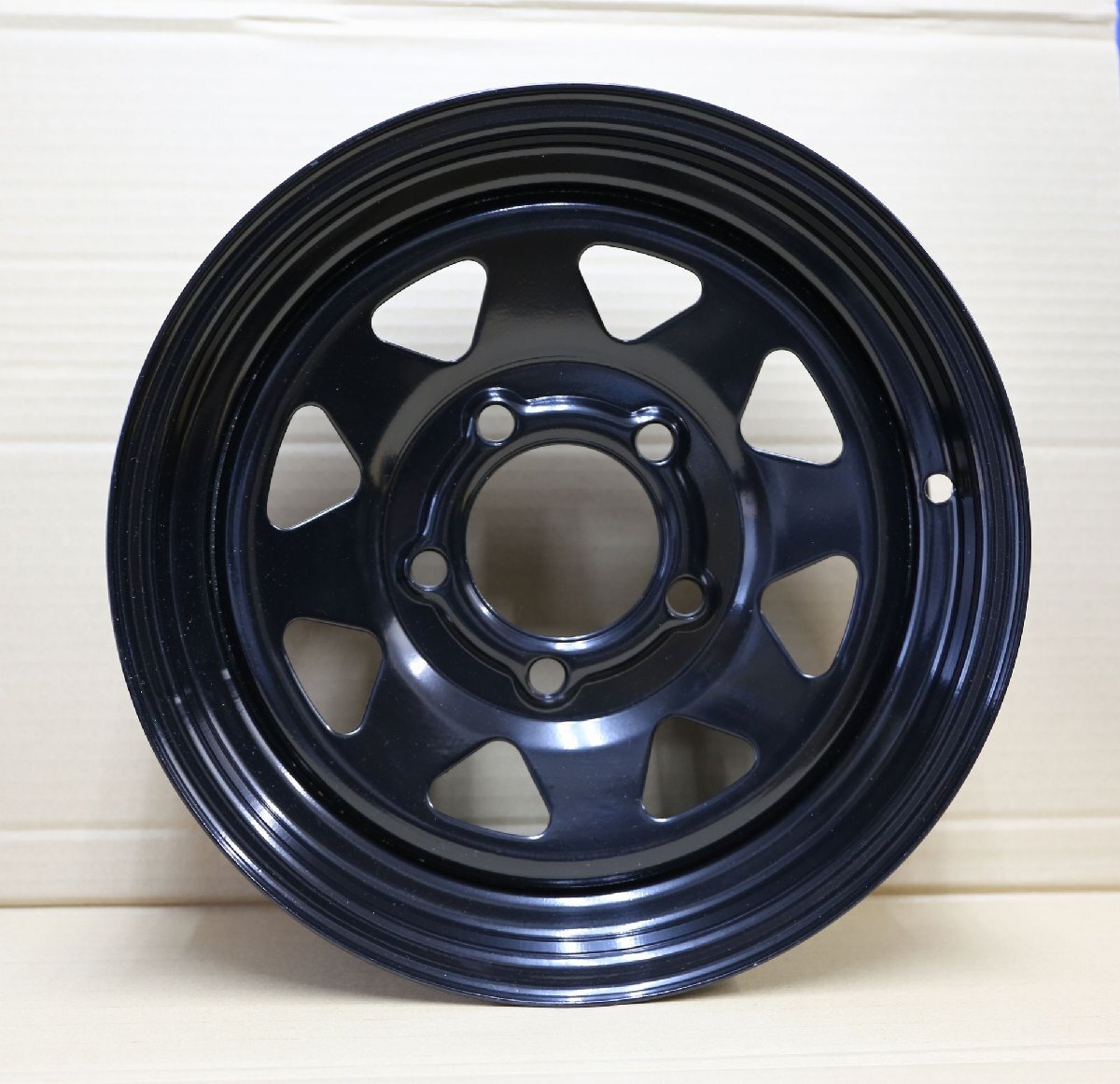 13PB NE TRAILERS 13 インチホイール ブラック 黒 ペイント 5穴 PCD-114.3 ホイール リム拍卖