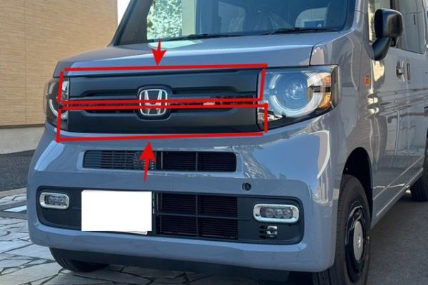 未使用☆ホンダ純正☆N-VAN STYLE+ NATURE フロントグリル ブラック BLACK ネイチャー FAN スタイル マットブラック JJ1 JJ2 流用 艶消し拍卖