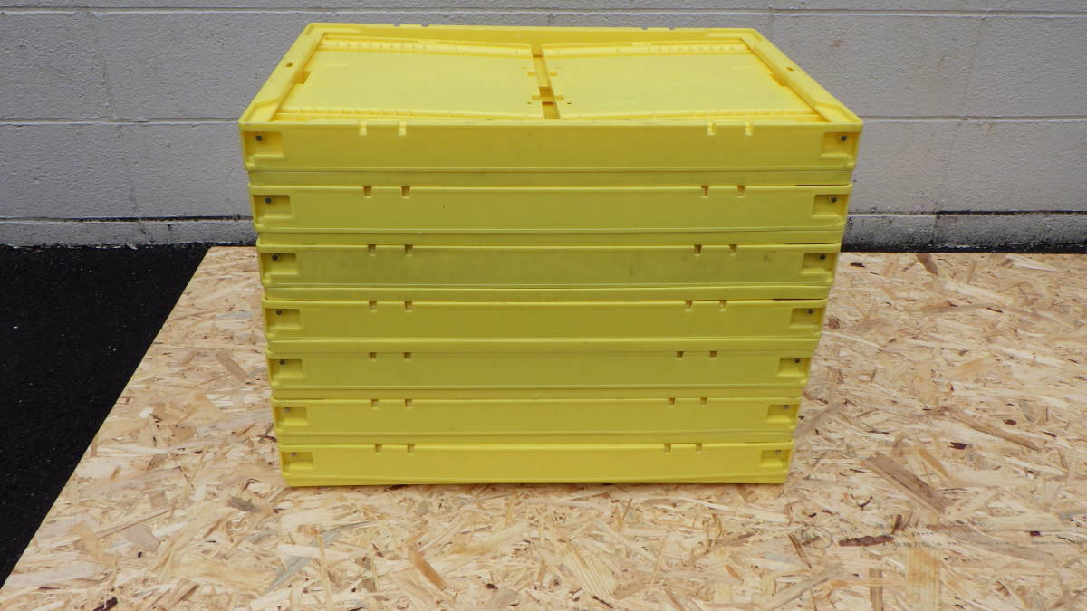 コンテナ CB-75W 片扉L 中古 7個 イエロー拍卖