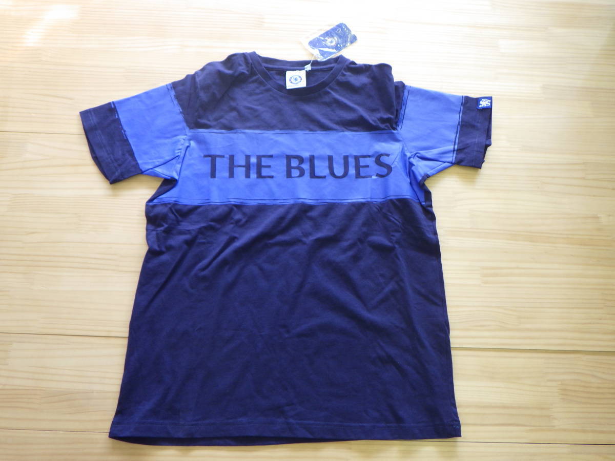 チェルシーFC Tシャツ Lサイズ THE BLUES ネイビー 拍卖