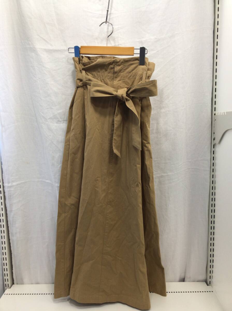 KBF スカート ロング リボン紐 ベージュ サイズ1 レディース ケービーエフ A10拍卖