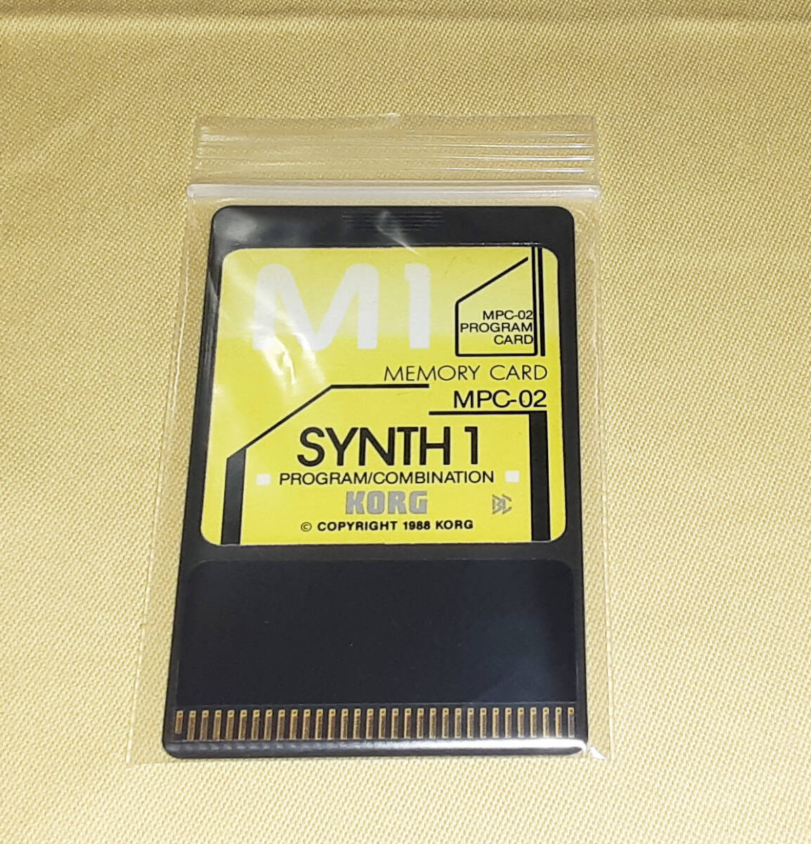 ★KORG M1 SYNTH 1 MPC-02 MEMORY CARD★OK!!★MADE in JAPAN★拍卖
