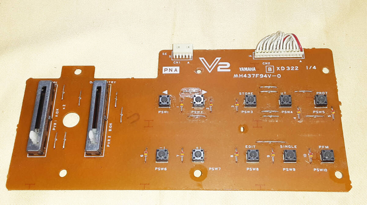 ★YAMAHA V2 VOLUME BUTTON BOARD XD 322★OK!!★MADE in JAPAN★拍卖