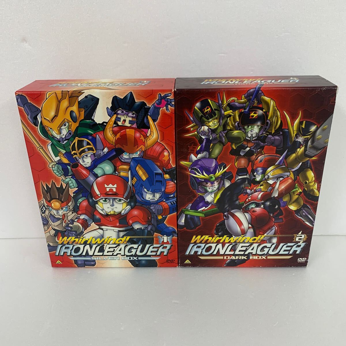☆DVD-BOX☆ 疾風!アイアンリーガー①.②セット売り SILVER BOX DARK BOX 拍卖