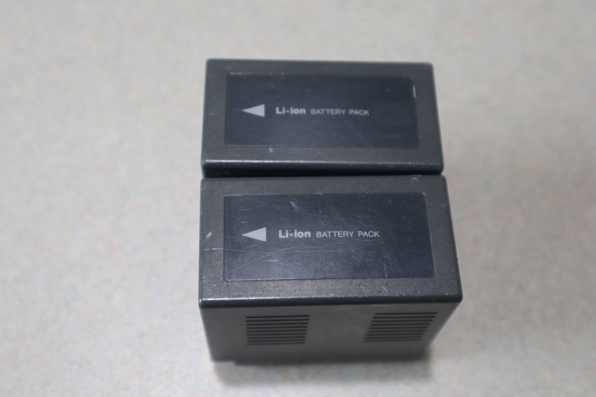 G8926 (3) P 【動作良好】2個セット Panasonic BATTERY PACK VW-VBD55、7.2V 5400mAh、パナソニック純正バッテリーパック拍卖