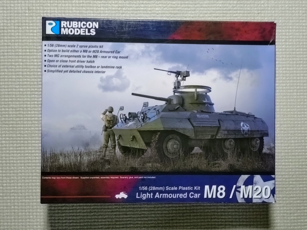 280028 ルビコンモデル 1/56 (28mm) アメリカ 装甲車 M8 グレイハウンド / M20 選択組立拍卖