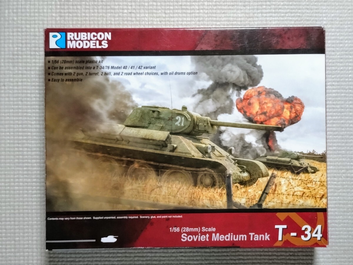280013 ルビコンモデル 1/56 (28mm) ソビエト 中戦車 T34/76 (40/41/42 選択組立)拍卖