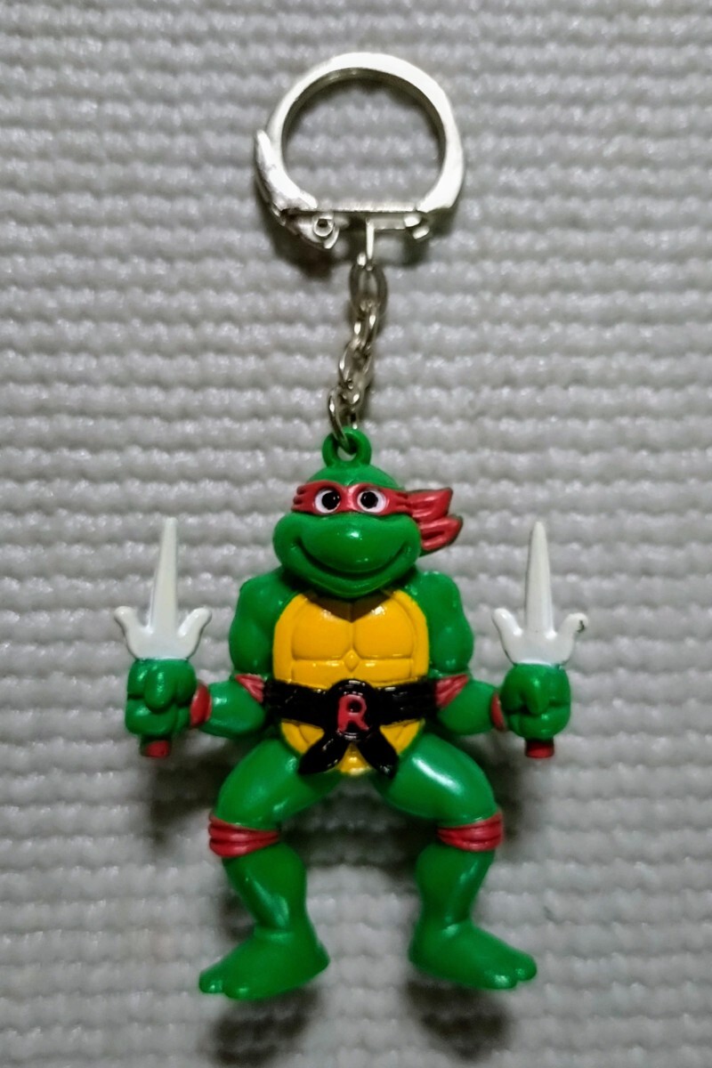 【レトロ】追跡付送料180円 ラファエロ タートルズ キーホルダー 1994年 ティーンエイジ・ミュータント・ニンジャ・タートルズ拍卖
