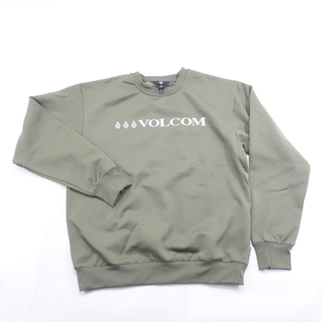 中古 キレイ 23/24 VOLCOM CORE HYDRO CREW G4652402 メンズUS/Lサイズ スノーボードインナー ボルコム 39364-3拍卖