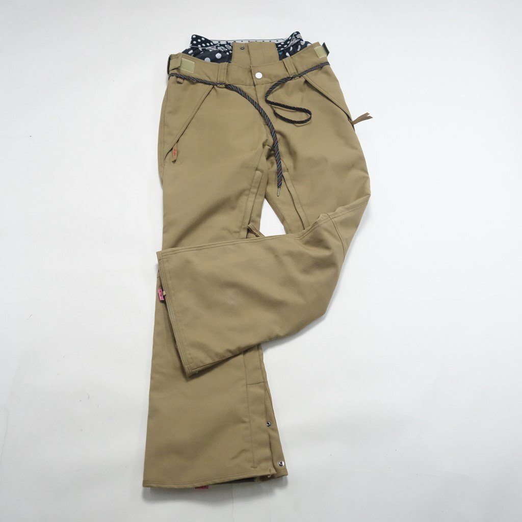 中古 2019年頃 X-nix カーキ レディースMサイズ スノーボードパンツウェア エックスニックス 39463-3拍卖