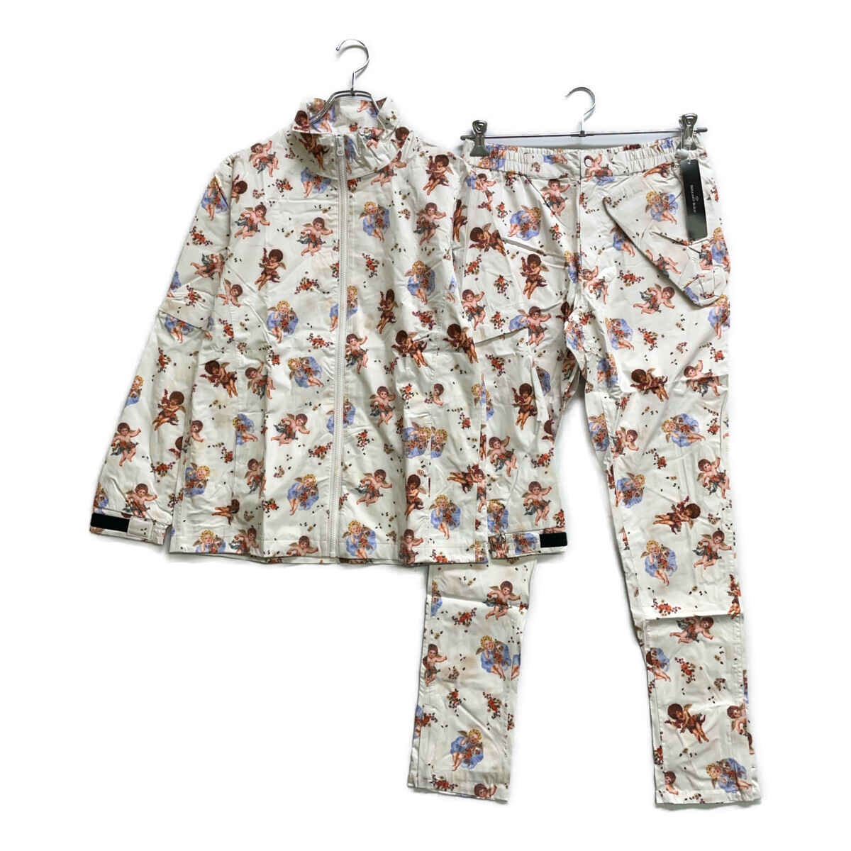 coco 未使用品【値下げ】 ブリリアントビルド BRILLIANT BUILD メンズ レインウエア L 白 2WAY 天使 レターパックプラス発送可 92058拍卖