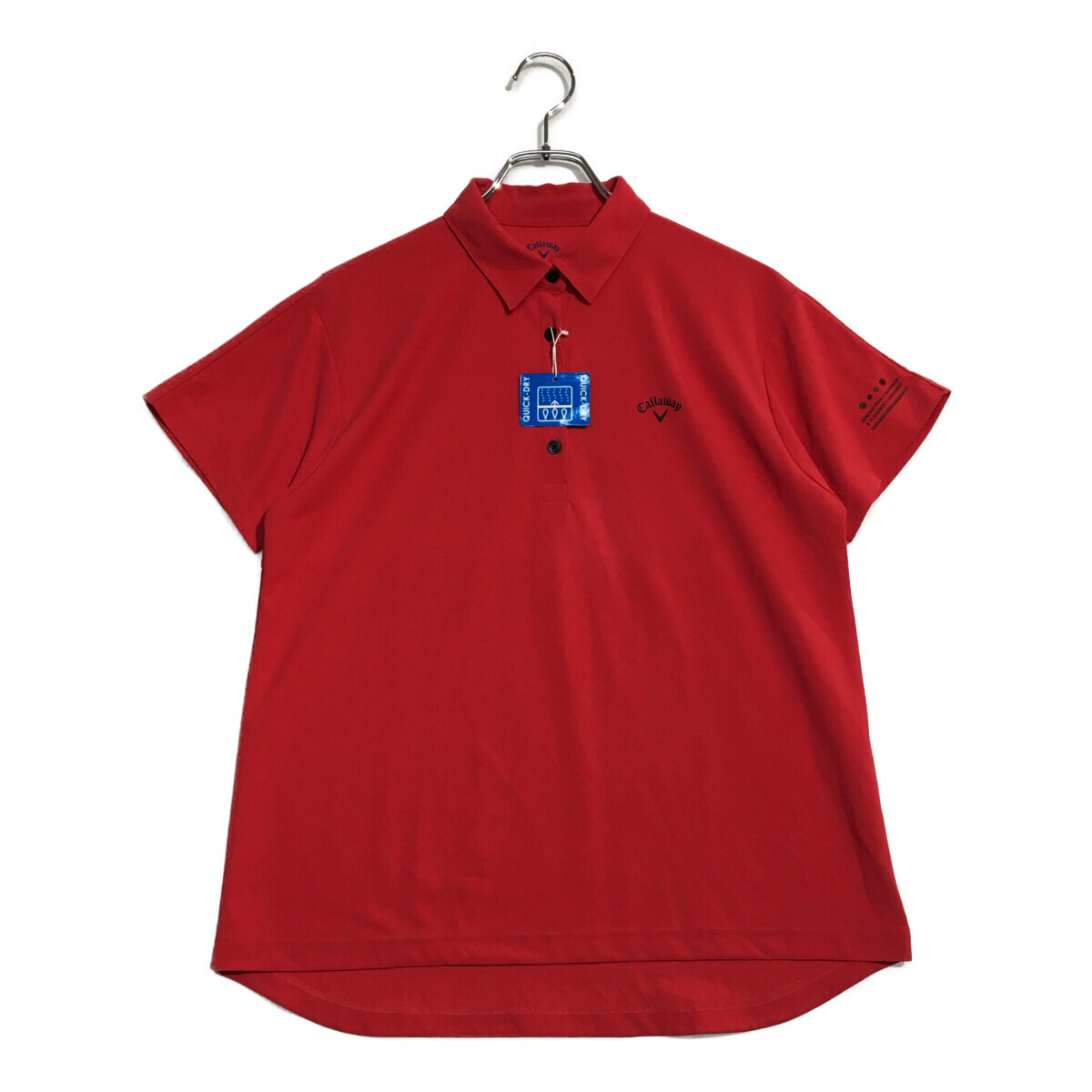 coco 未使用品【値下げ】キャロウェイ Callaway レディース 半袖ポロシャツ LL ピンク系 シンプル 薄手 ネコパケ発送可 101796拍卖