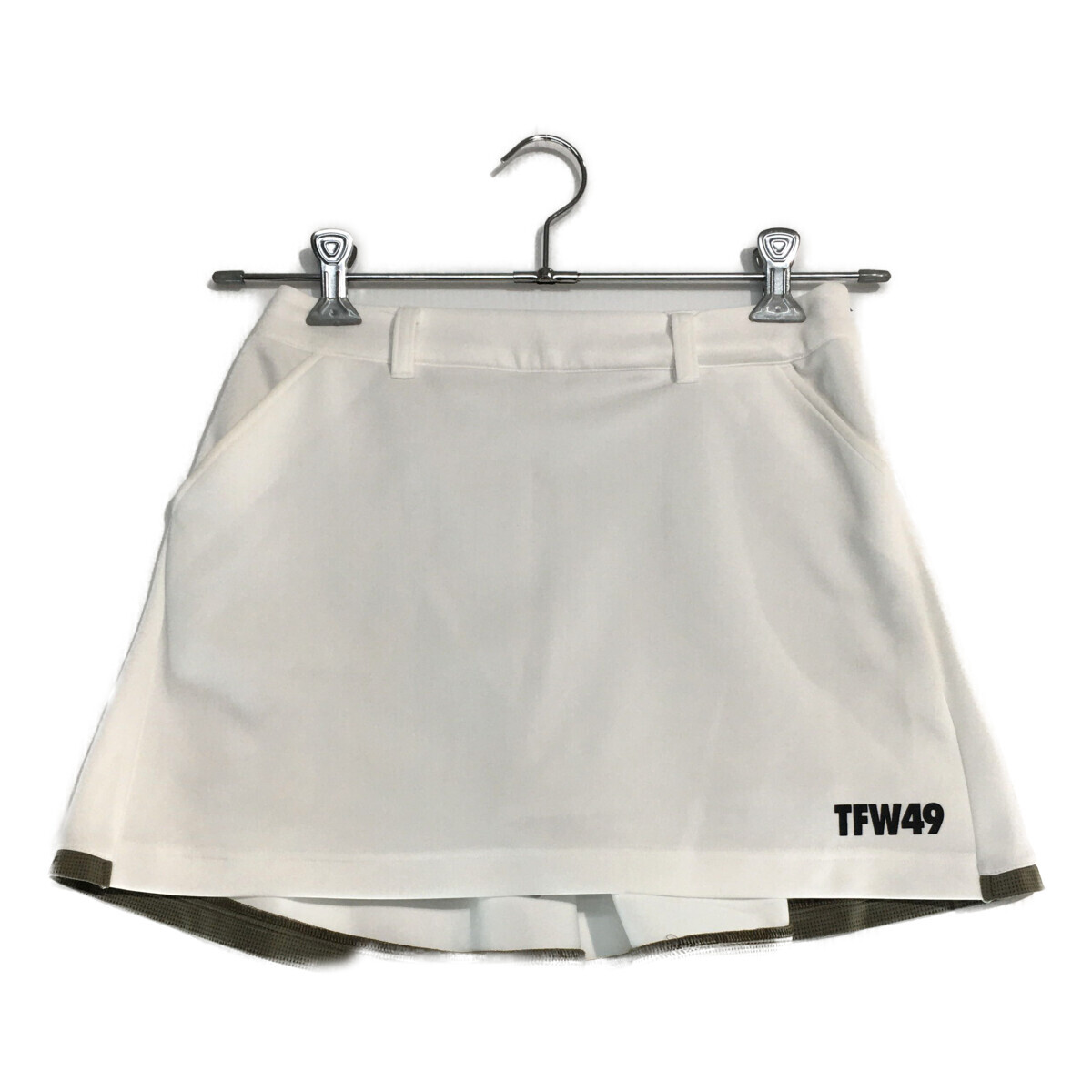 coco 中古【値下げ】ティーエフダブリュー フォーティーナイン TFW49 レディーススカート S 白 レターパックプラス発送可 101269拍卖