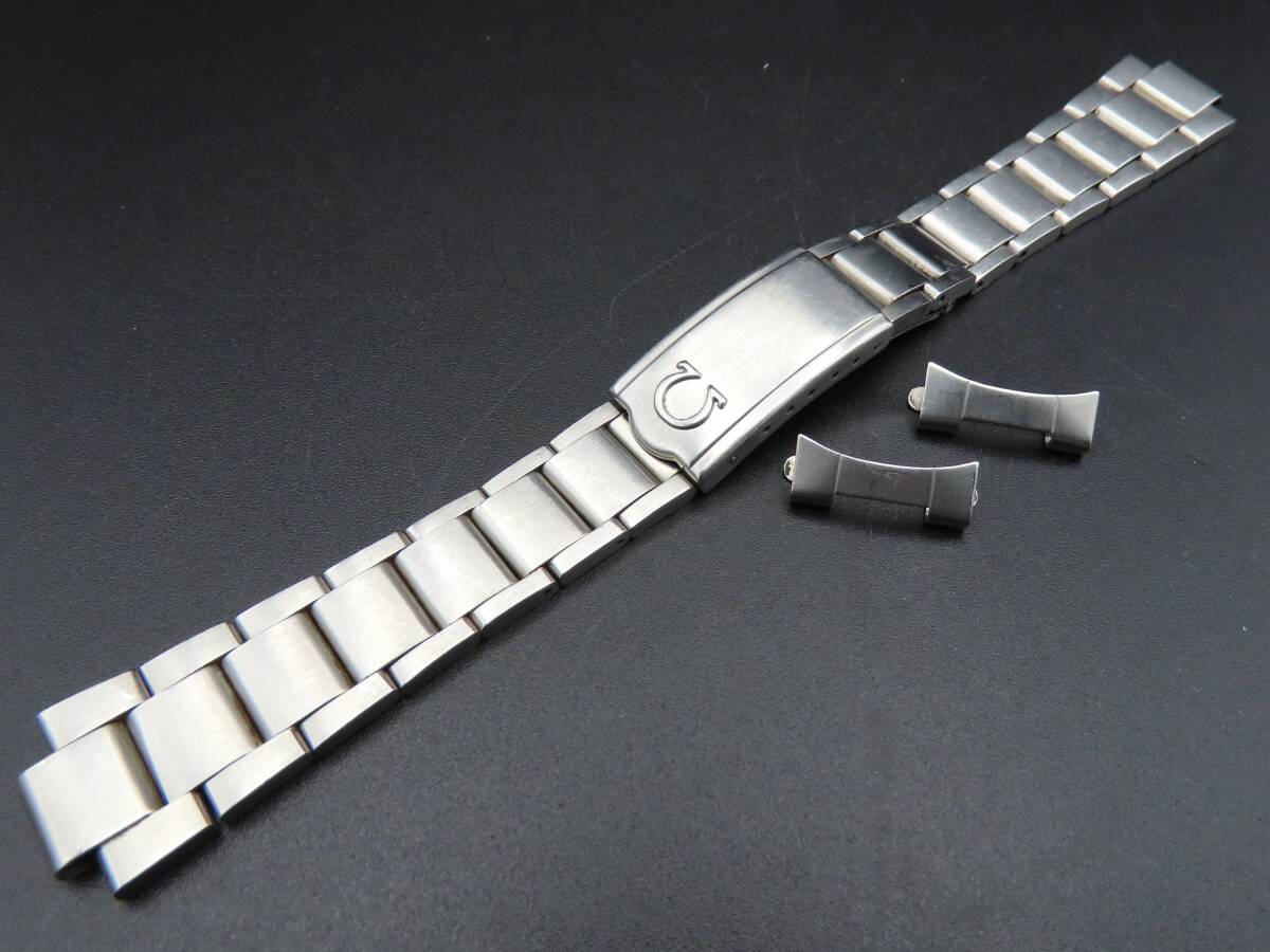 1円~! OMEGA オメガ 純正ブレス 1168 FF605 取付け幅18mm メンズ 腕時計 パーツ ベルト PPKLG168拍卖