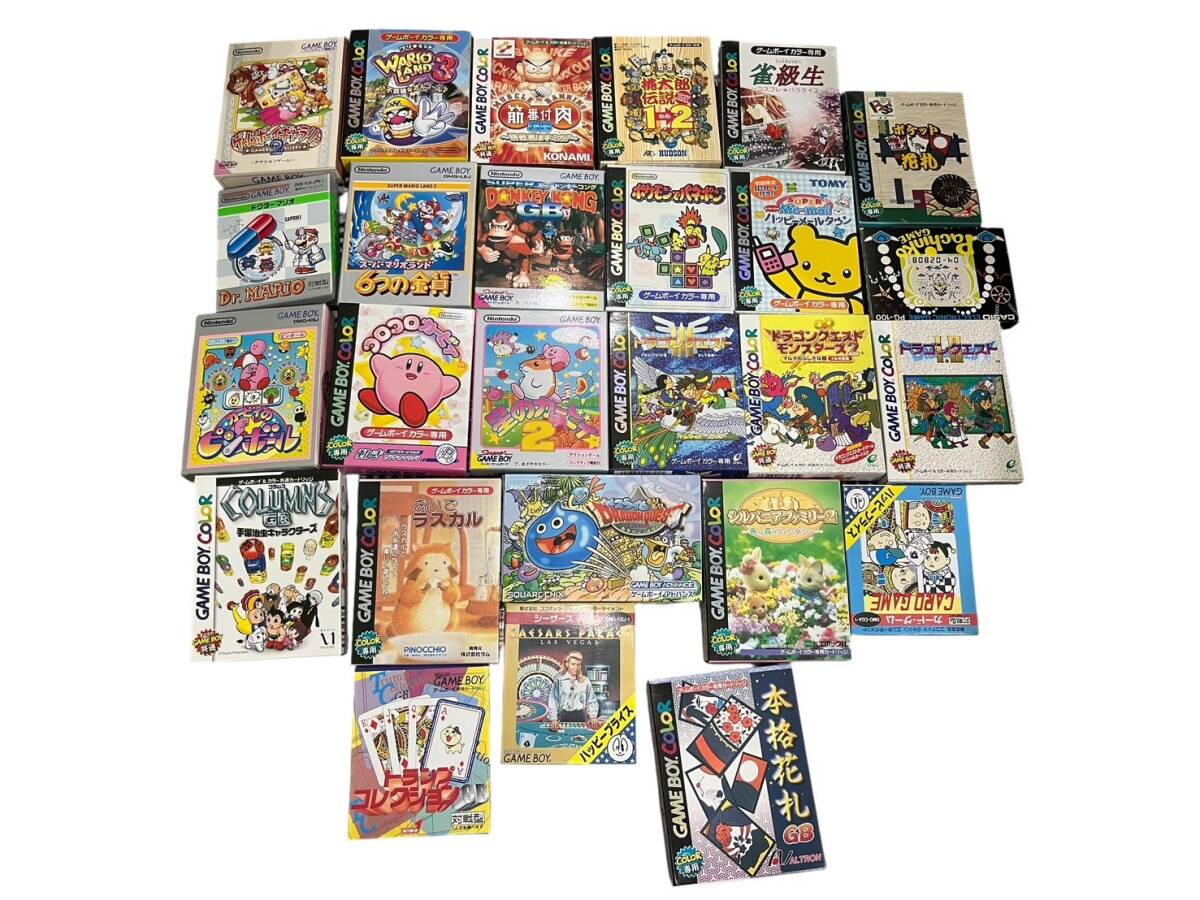 ゲームボーイソフト ドクターマリオ カービィ ドラゴンクエスト ドンキーコングなど 25点セット 美品拍卖