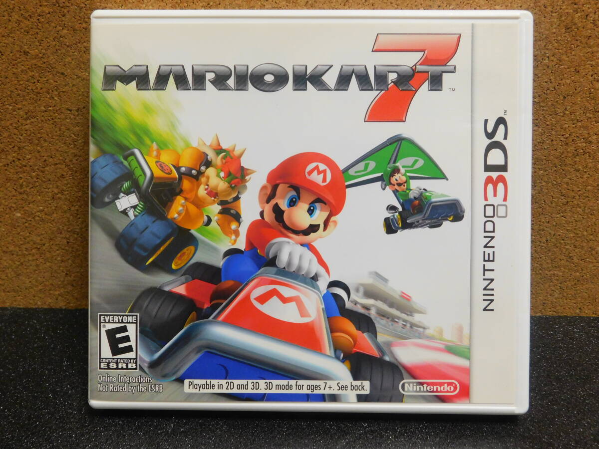 Rう778 3DSソフト 海外 北米版 MARIO KART 7 (マリオカート7) 8本まで同梱可拍卖