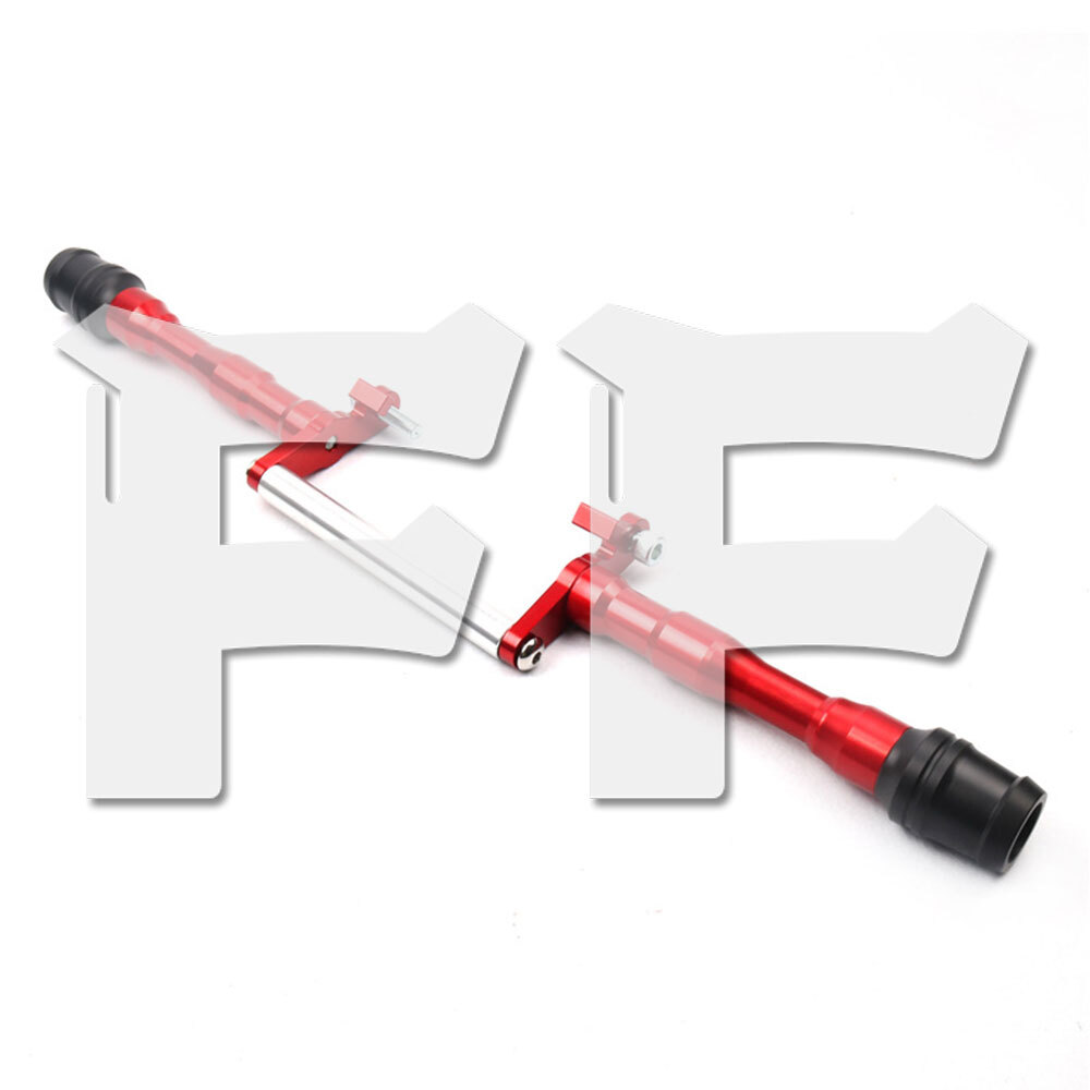 送料無料● ヤマハ YZF-R15 V3 2017-2021 フレームスライダー クラッシュガード エンジンガード プロテクター 落下保護 レッド パーツ拍卖