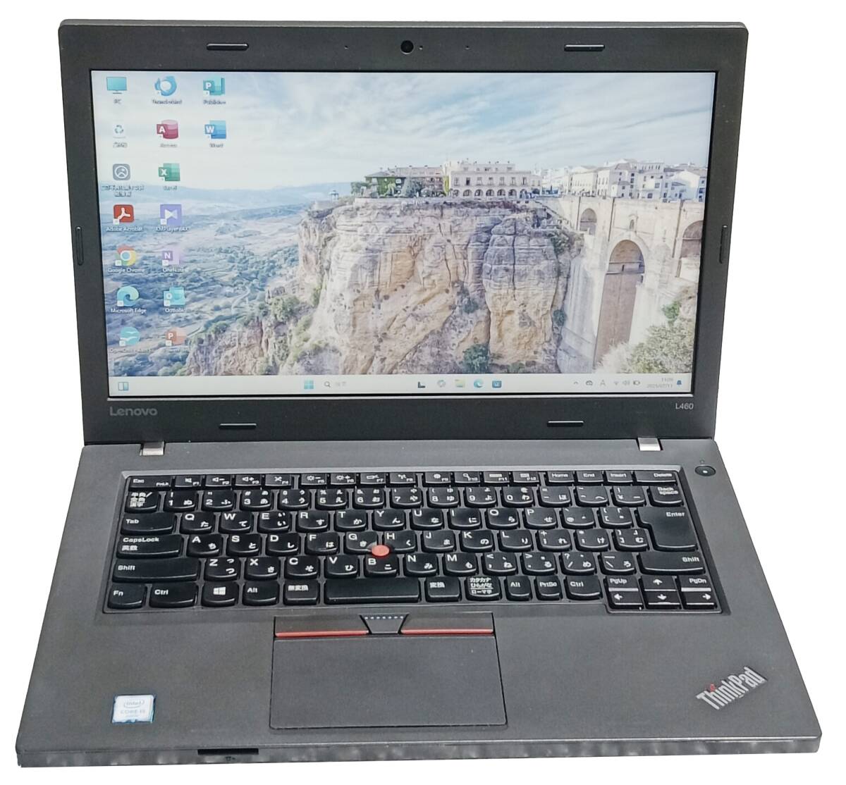 【驚速 LENOVO Thinkpad L460 i5-6200U 2.3Ghz x4+8GB+SSD 240GB 13.9インチワイドノートPC】Win11+Office2021/WEBカメラ■A071101拍卖