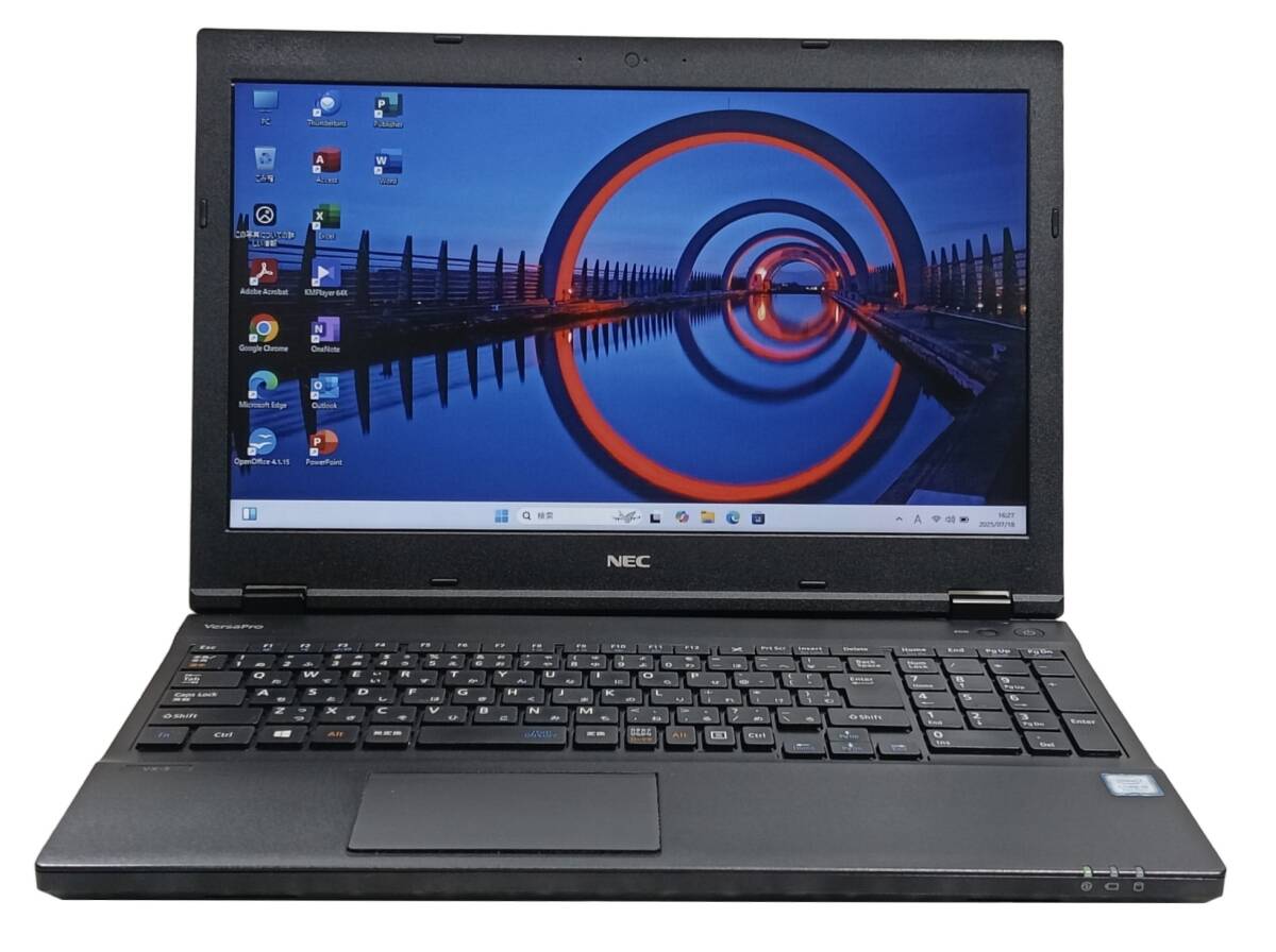 【驚速 NEC VX-3 i5-8350U 1.7GHz x8+8GB+ SSD 240GB 15.6インチワイドノートPC】Win11+Office2021/USB3.0■A071816拍卖