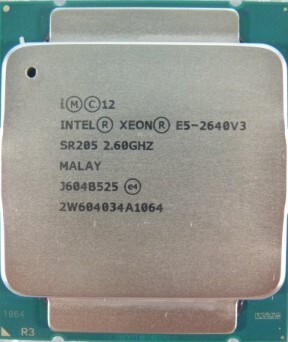 【中古パーツ】複数購入可 CPU Intel Xeon E5-2640V3 2.60GHz TB 3.40GHz SR205 Socket FCLGA2011 8コア16スレッド 動作品 サーバー用拍卖
