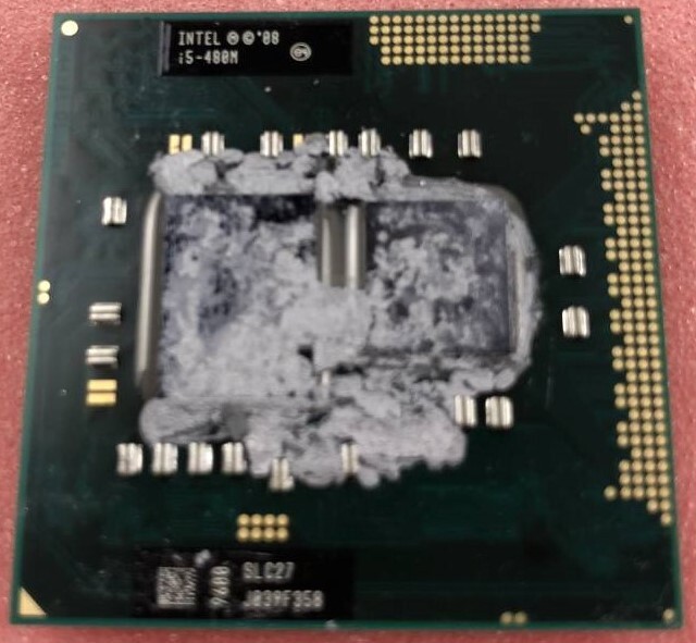 【中古パーツ】複数購入可 CPU Intel Core i5-480M 2.6GHz TB 2.9GHz SRC27 Socket G1( rPGA988A)2コア4スレッド動作品 ノートパソコン用拍卖