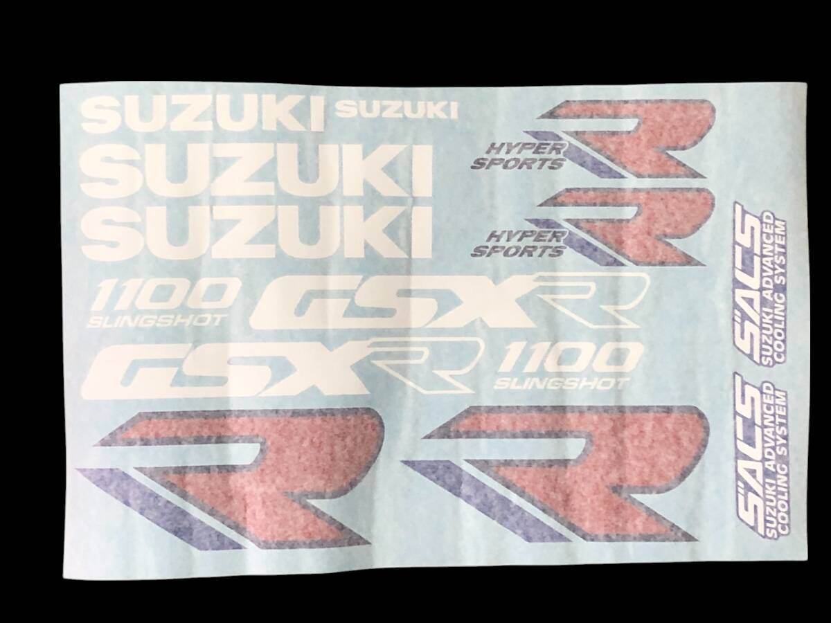 新品 即納 送料無料 GSX-R1100 K型デカールセット 油冷 GU74A カウル 外装 タンク デカール GAG gsx-r750 GV73A拍卖