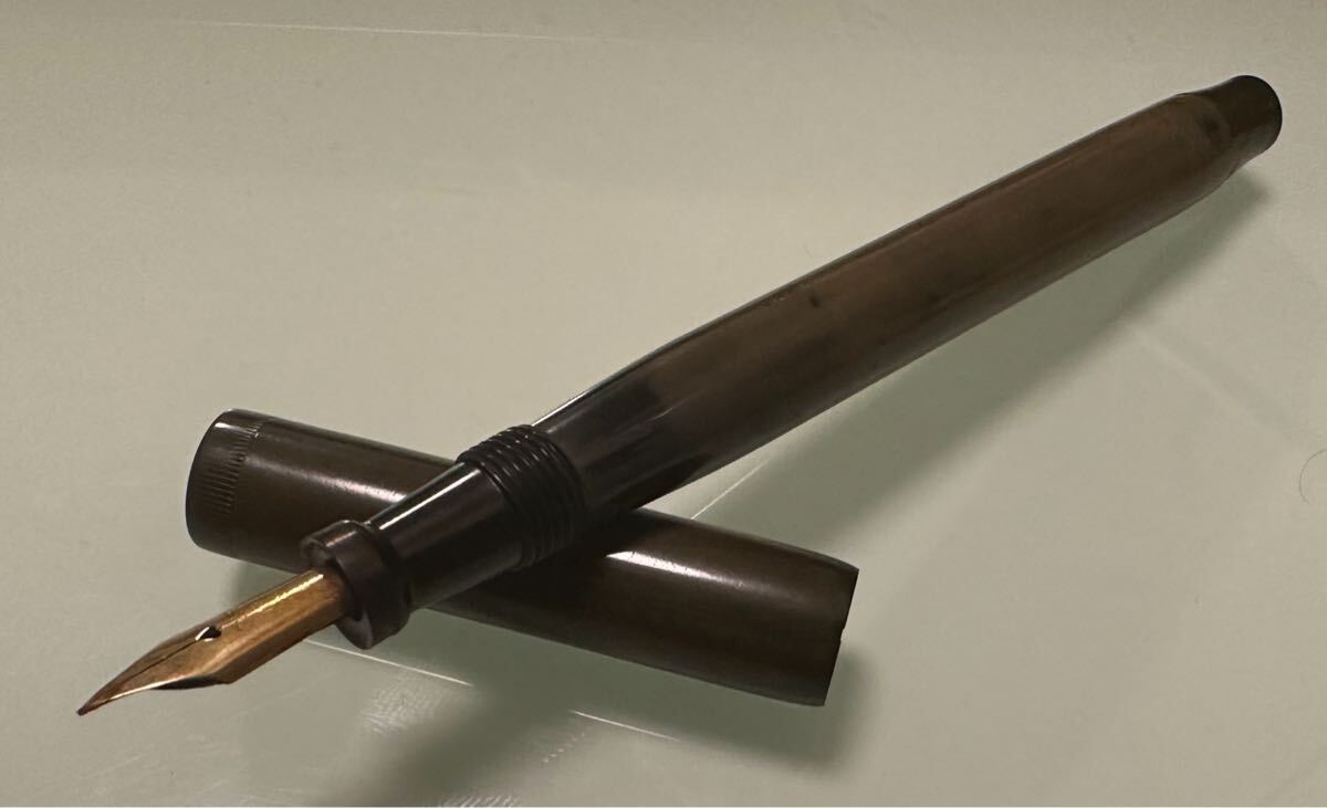 【希少】Parker 万年筆 ヴィンテージ ラッキーカーブ ジャックナイフ 1910年頃 ボタンフィラー拍卖