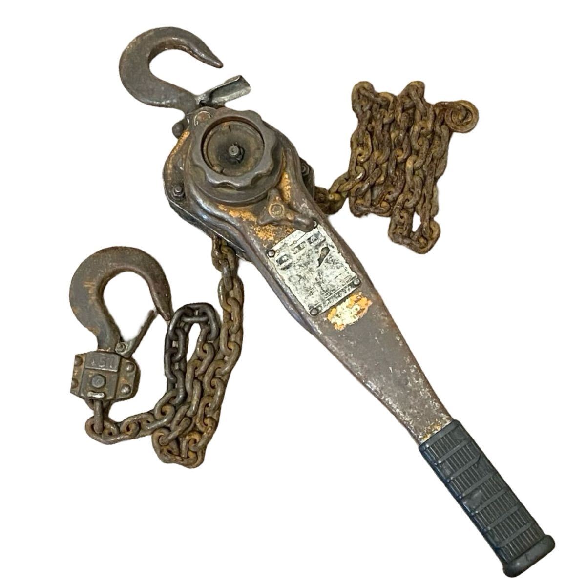 動作品■KITO? キトー? レバーブロック 1.5t 1.5t 1.5ton 1.5トン 1500kg 手動 荷揚 運搬 レバブロ 1 1/2t L4? 中古品■兵庫県姫路市発 O2拍卖