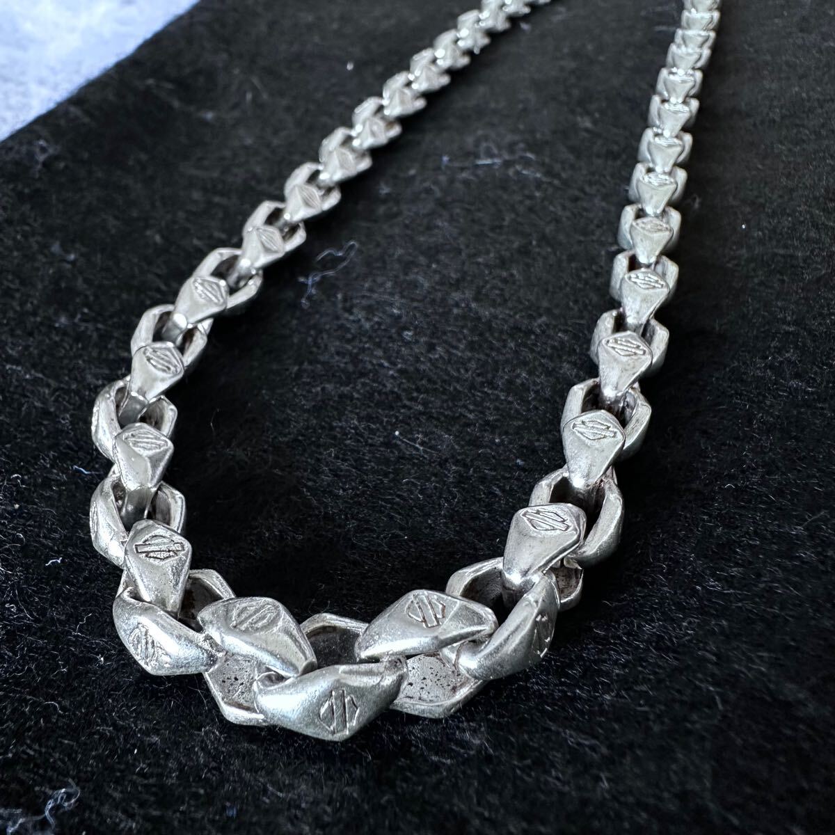 ヴィンテージ80s メキシカンジュエリー チェーンネックレス シルバー925拍卖