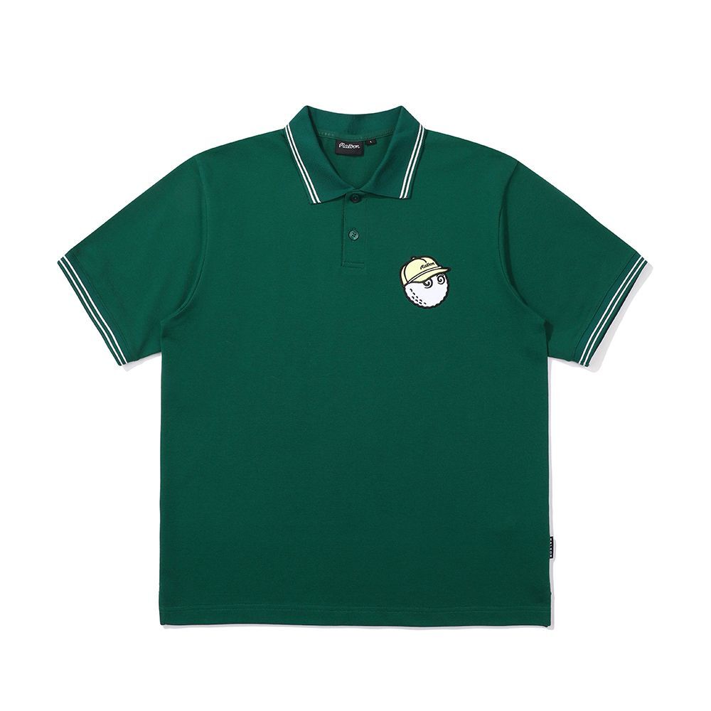 マルボンゴルフ malbon golf ゴルフ ポロシャツ メンズ 半袖 サイズ選択可能 M-2XL グリーン sk0290-5拍卖
