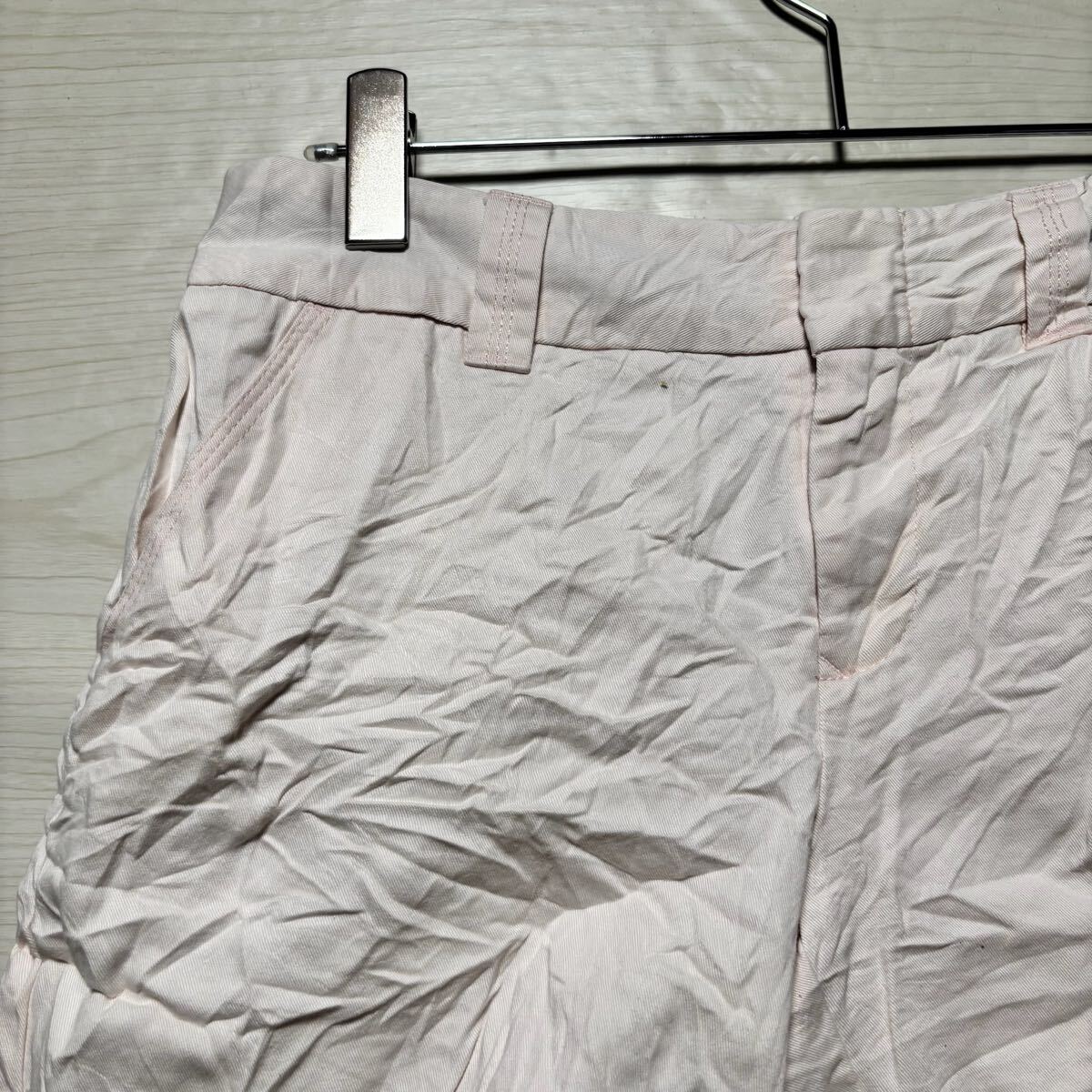 TOMMY HILFIGER トミーフィルフィガー ショートパンツ ハーフパンツ 半ズボン サイズS相当 ピンク コットン レディース ボトムス (18)拍卖