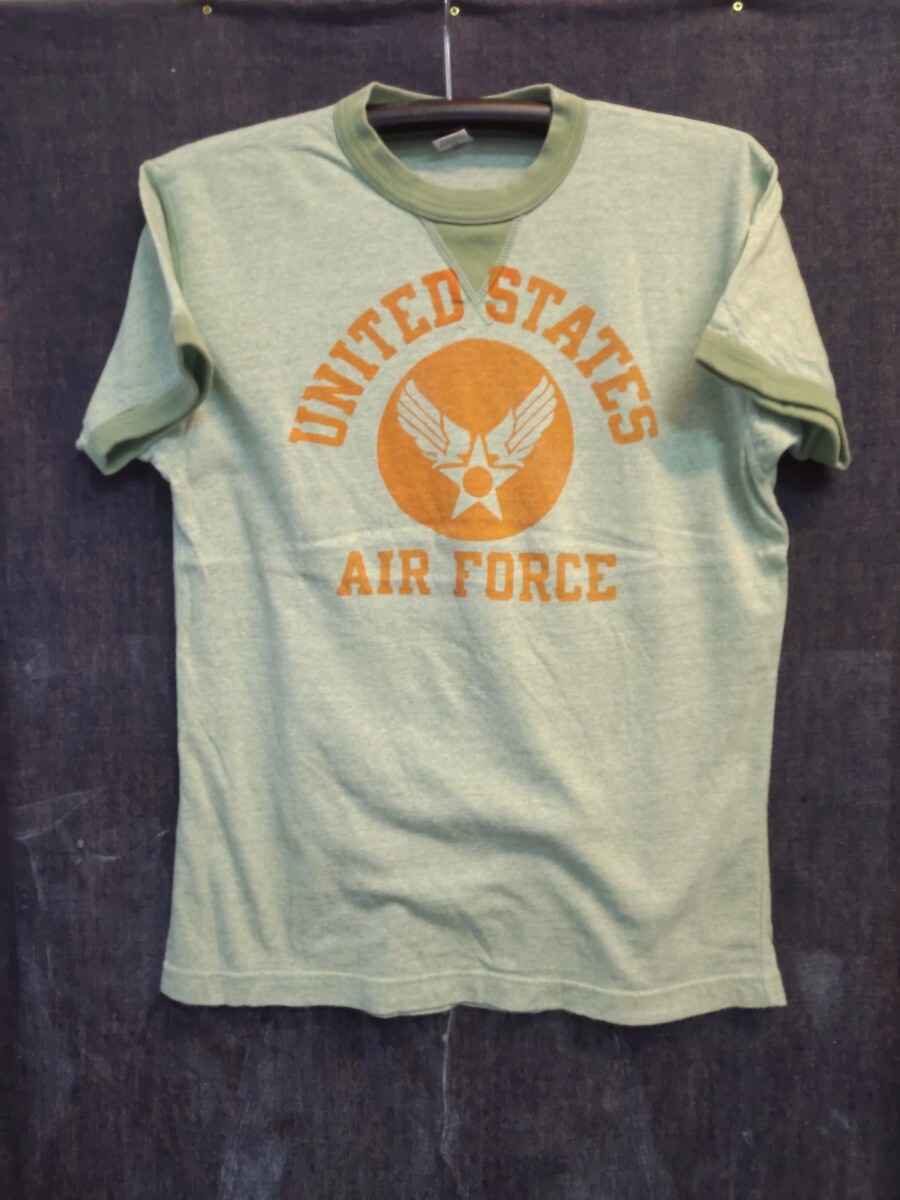 トイズマッコイ Tシャツ (M) USAF (グリーン)拍卖