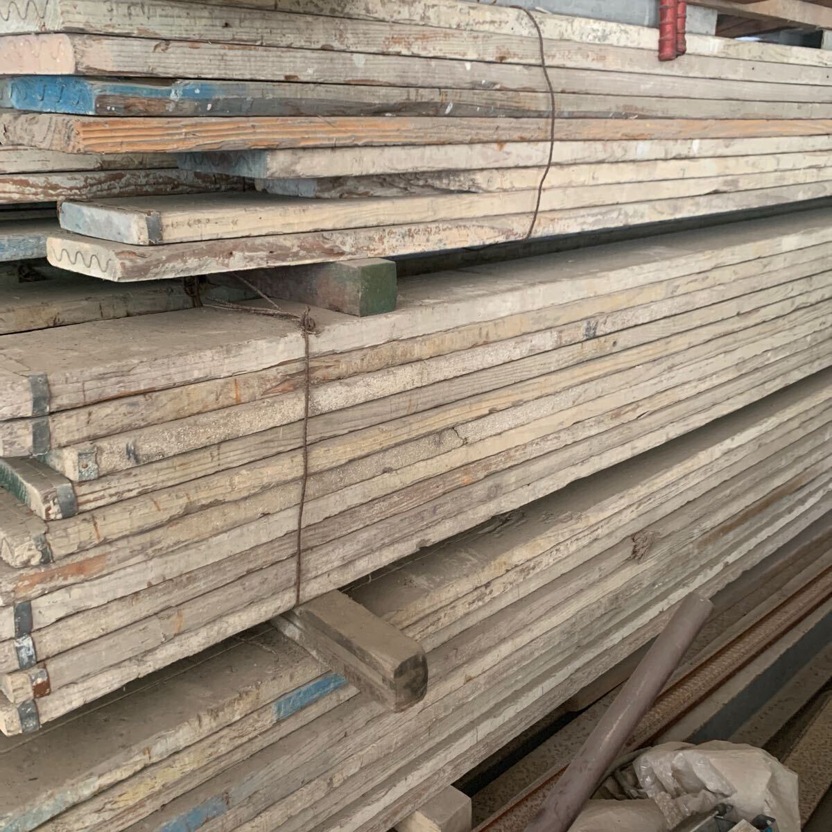 足場板 杉板 幅210mm x 厚35mm x 長1500mm 5枚拍卖