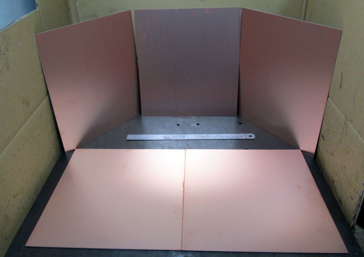 D112 基板 カット基板 銅張積層板 片面 ガラスエポキシ 5枚セット 置古し未使用品!拍卖